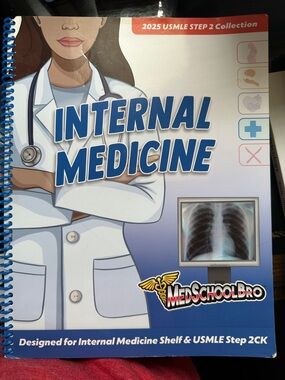 Blue Internal Medicine Spiral-Bound Notebook by medschoolbro